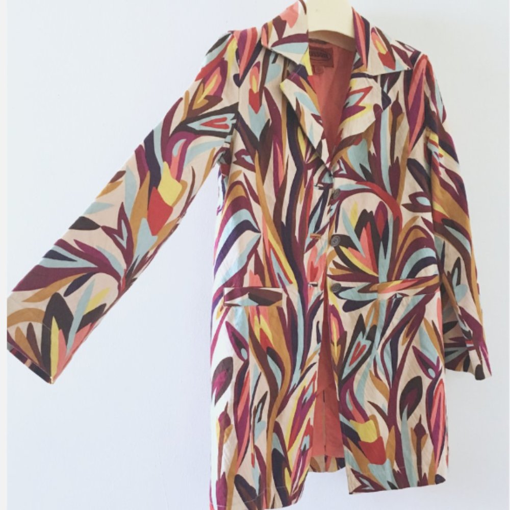 Missoni for Target Colorful 60's Limited Edition Trench Coat